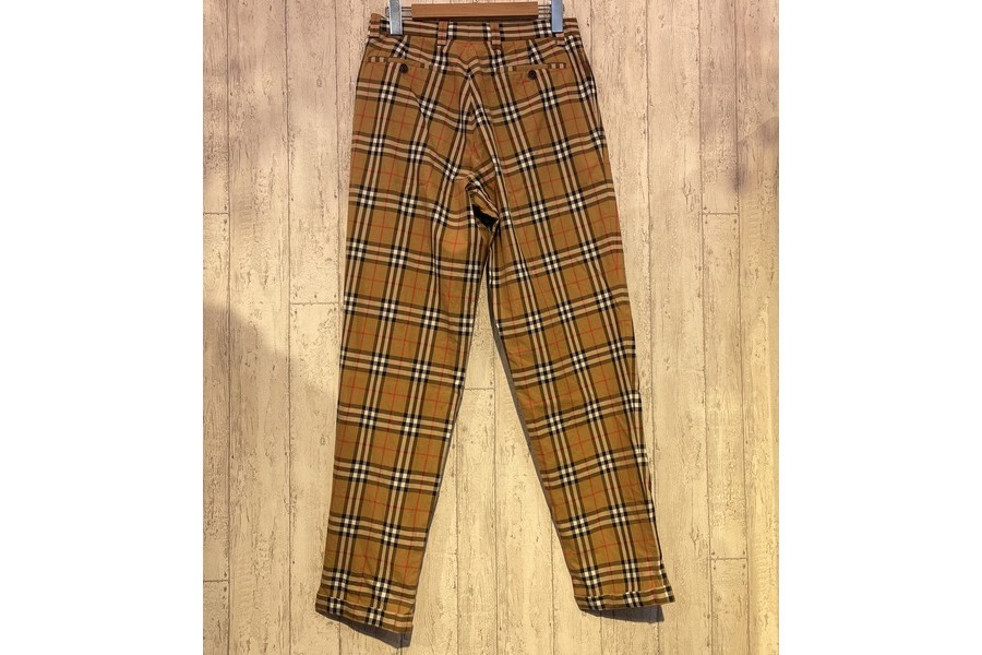 BURBERRY/バーバリー】ノバチェックテーラードパンツが買取入荷