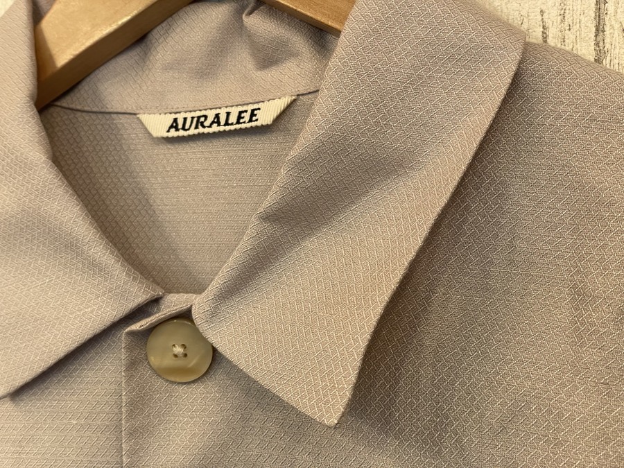 AURALEE/オーラリー】SILK LINEN DOBBY SHIRTS JACKETが買取入荷