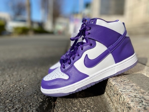 人気スポー新作 古着NIKE DUNK HIGH VARSITY PURPLE 27cm紫ダンク kids