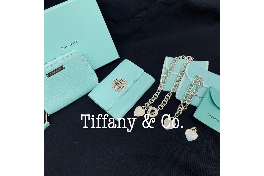 美品 TIFFANY&Co ティファニー ウェーブストライプ マネークリップ