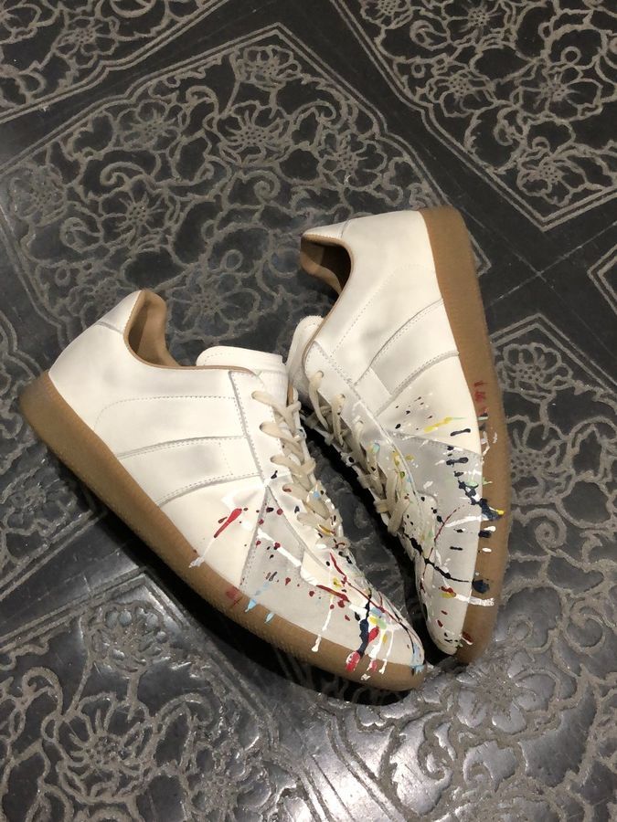 maison margiela paint runner