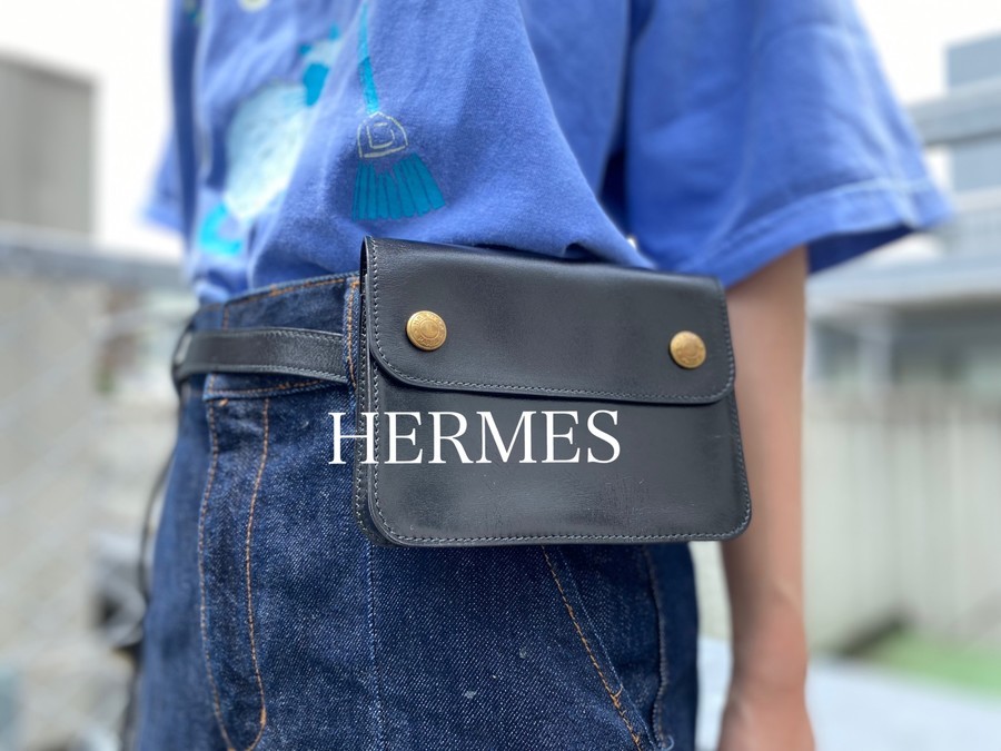 ラグジュアリーブランド【HERMES/エルメス】より、90年製のポシェット