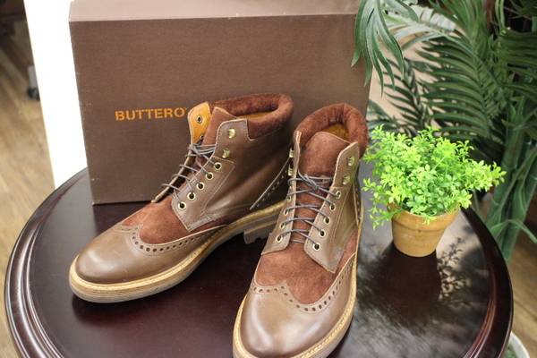 今期発売の超美品！BUTTERO(ブッテロ) COMBI WING TIP  BOOTS！！-[トレファクスタイル小手指店][2015.01.22発行]｜トレファクスタイル小手指店｜洋服・古着の買取と販売の専門店｜トレジャーファクトリー（トレファク）のファッションリユース