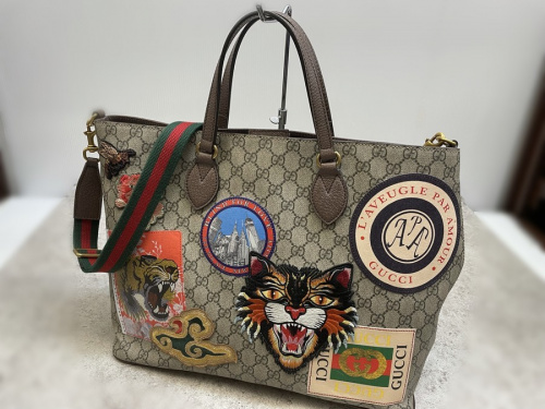 人気ラグジュアリーブランド【GUCCI/グッチ】よりクーリエソフトGGスプリームトートバッグ が買取入荷致しました。[2021.09.18発行]｜トレファクスタイル小手指店｜洋服・古着の買取と販売の専門店｜トレジャーファクトリー（トレファク）のファッションリユース