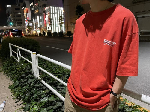 BALENCIAGA/バレンシアガ】キャンペーンロゴプリントTシャツ 買取入荷