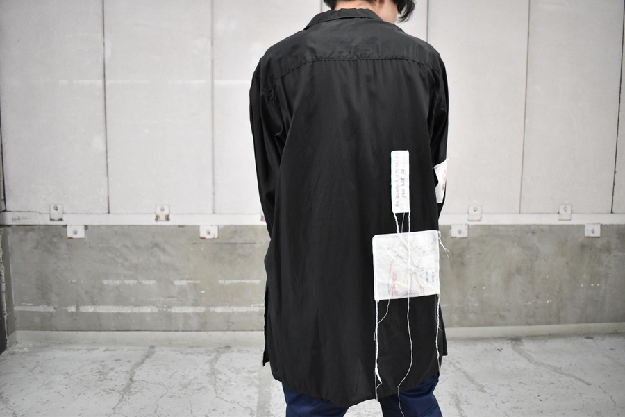 Yohji Yamamoto - ヨウジヤマモトオム 22ss 環縫いシャツの+