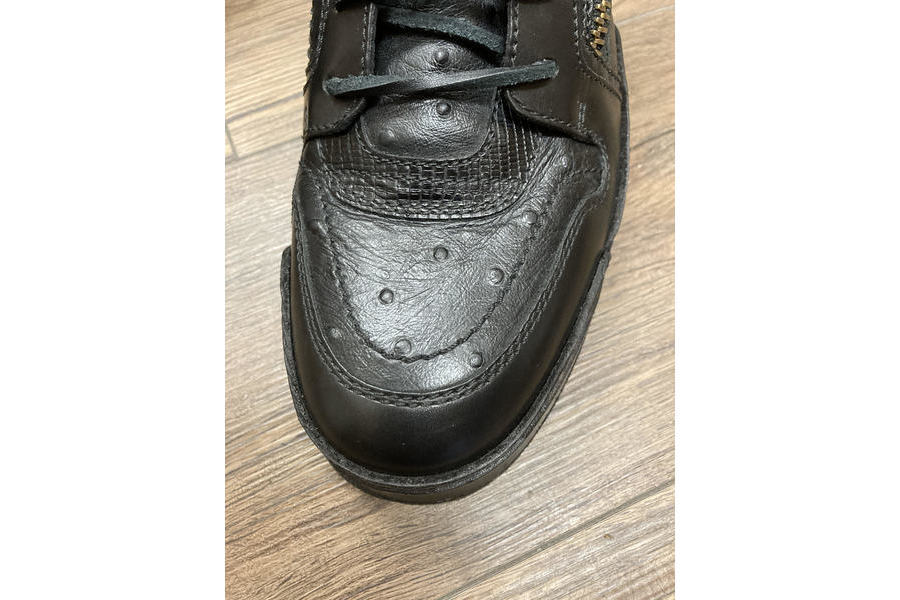 VERSACE◇ハイカットスニーカー/42/BLK/レザー/DSU6702/SNEAKER