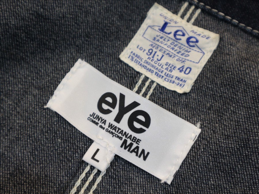 eye JUNYA WATANABE CdG MAN 】LEEとのコラボアイテムを入荷