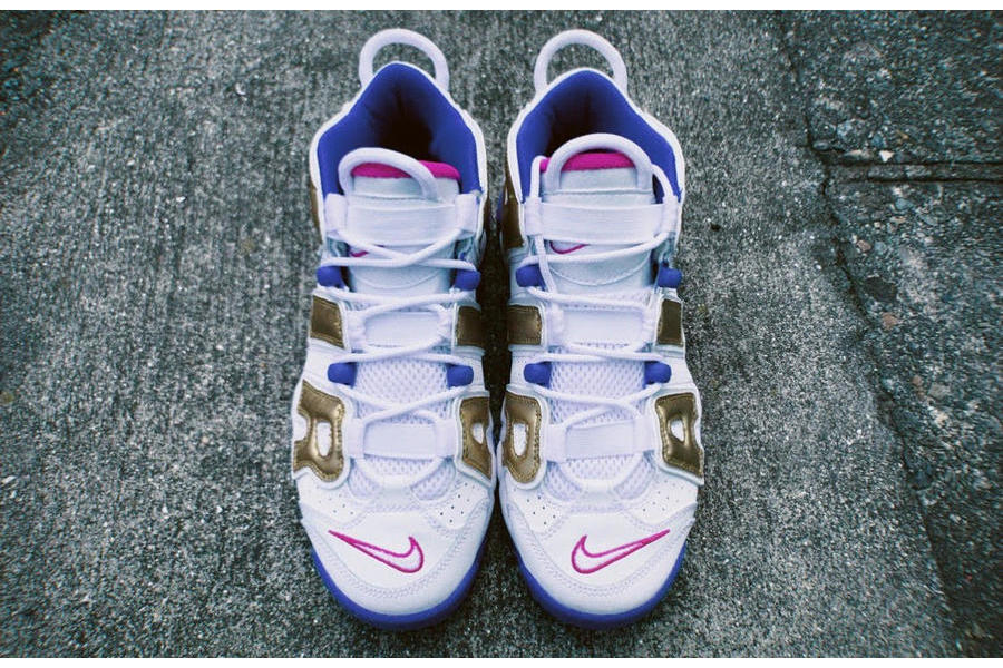 NIKE / ナイキ の AIR MORE UP TEMPO GS / エアモアアップテンポj