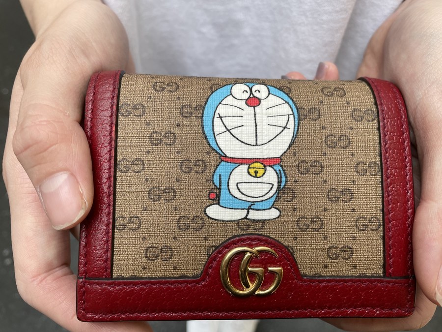 Gucci ドラえもん グッチ ドラえもん 超話題コラボの財布買取入荷致しました 21 08 16発行