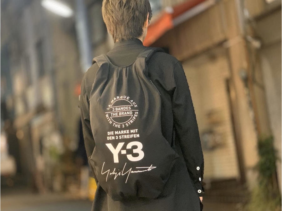 Y-3（ワイスリー）から15周年記念ロゴのブラックバックパックが入荷