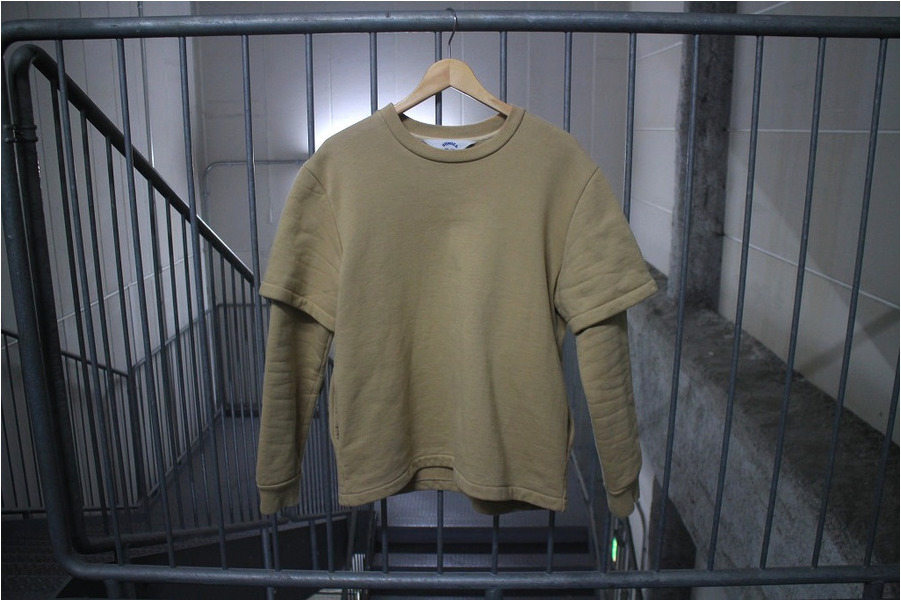 SUNSEA/サンシー】CHMPVIL SWEAT SHIRT 程よいヌケ感のレイヤード