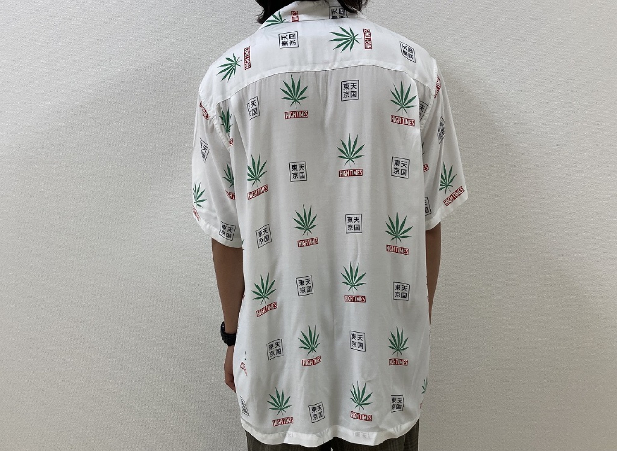 HIGH TIMES × WACKO MARIA マリファナ柄 アロハシャツ - hessence.com.br