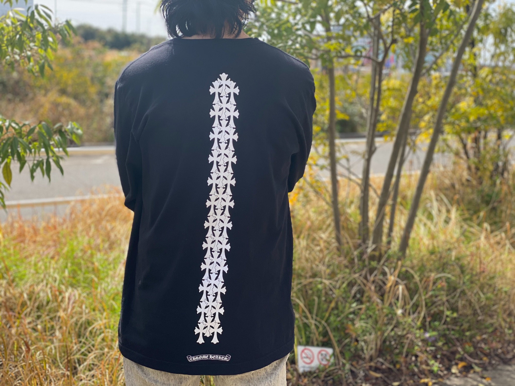 CHROME HEARTS/クロムハーツ】Center Cross Print L/S Tee 買取入荷