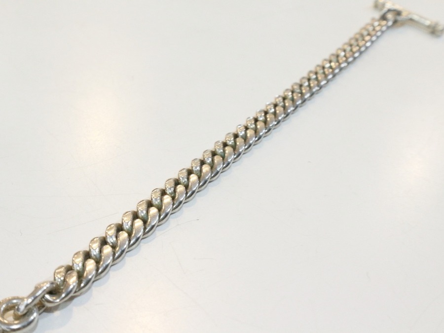 MADE IN CALIFORNIA/メイドインカリフォルニア】T-BAR CHAIN BRACELET