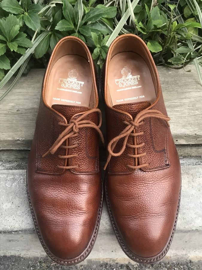 Crockett & Jones/クロケットジョーンズ】型押しストレートチップ