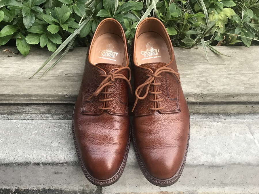 Crockett & Jones/クロケットジョーンズ】型押しストレートチップ