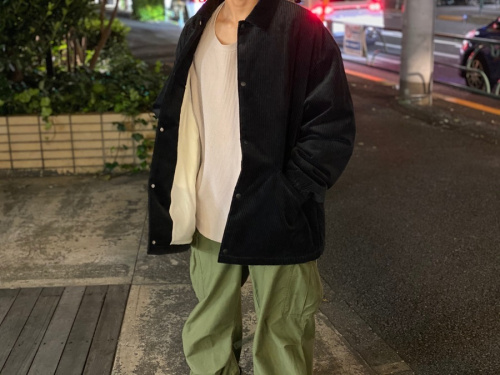 Graphpaper/グラフペーパー】Brisbane Moss Coach Jacket 入荷です