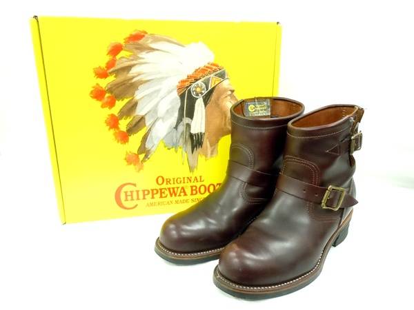 アメカジ好き必見CHIPPEWA【チペワ】コードバンショートエンジニア