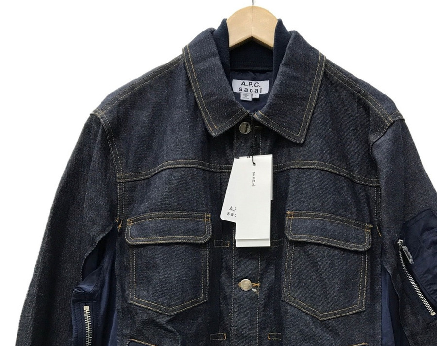 ポイント10倍 sacai Denim Blouson MA-1 INDIGO サイズ2 S