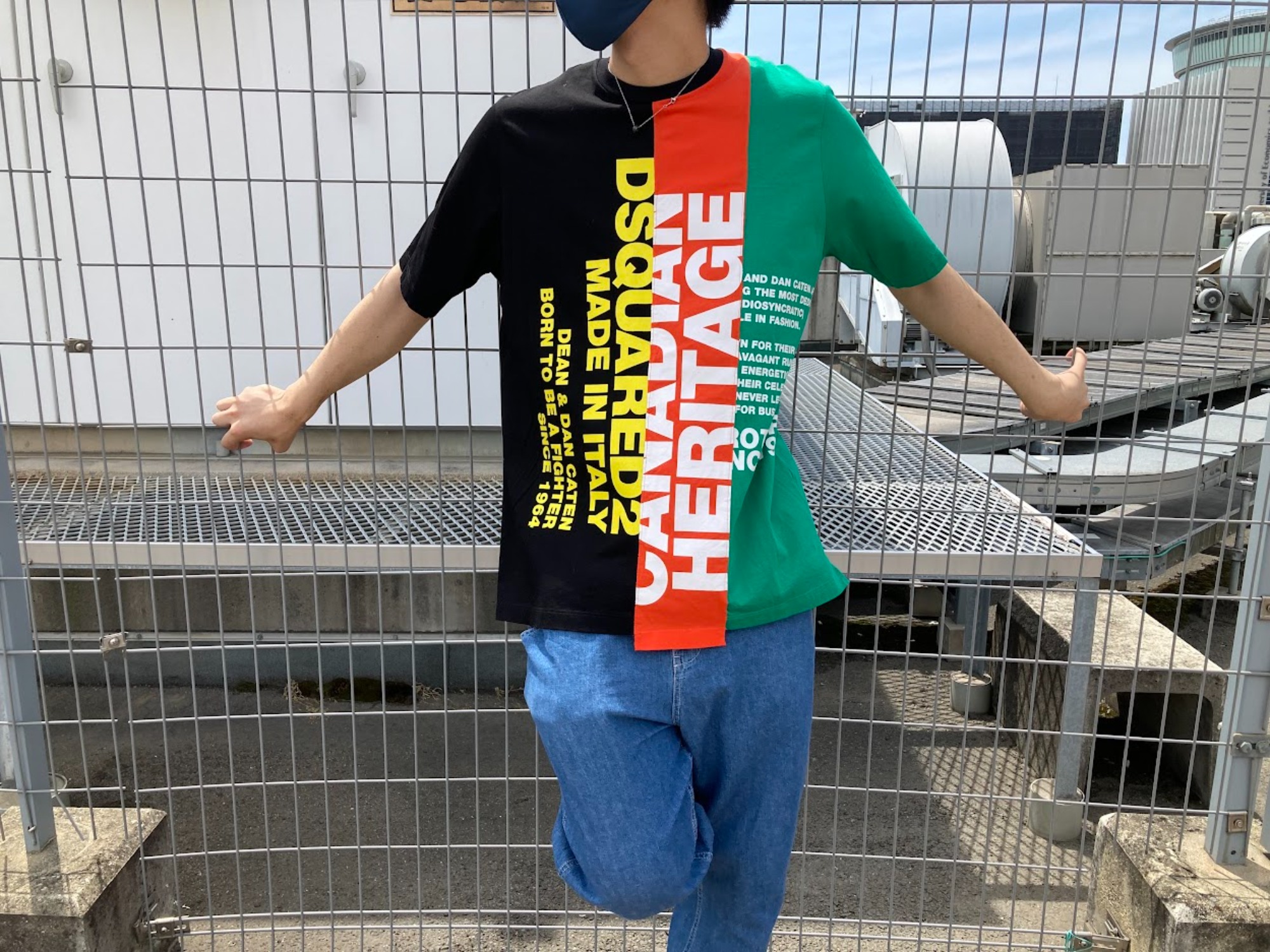 DESQUARED2/ディースクエアード】ドッキングプリントTシャツが入荷致し