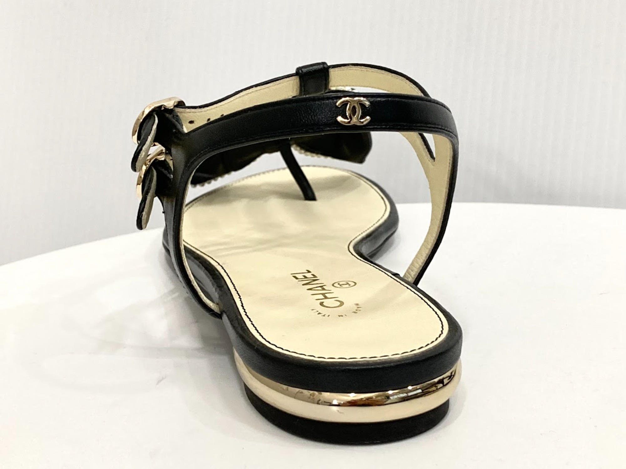 CHANEL/シャネル】パールリボントングサンダルを買取入荷致しました 