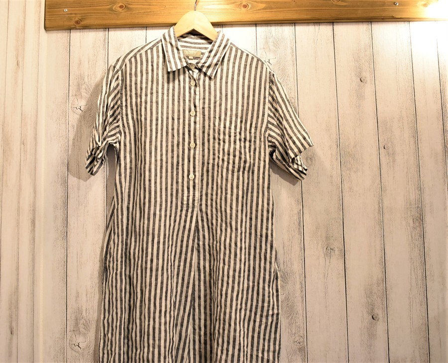 MARGARET HOWELL/マーガレットハウエル】BLACK&WHITE SHIRTING LINEN、リネンワイドパンツ、LINEN  COTTON SILK SLIPOVER 入荷情報  [2019.07.24発行]｜トレファクスタイル千葉店｜洋服・古着の買取と販売の専門店｜トレジャーファクトリー（トレファク）のファッションリユース