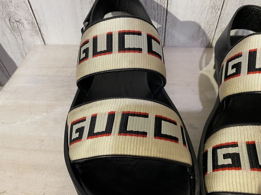 GUCCI / グッチ】ストライプストラップサンダル（523769）入荷情報