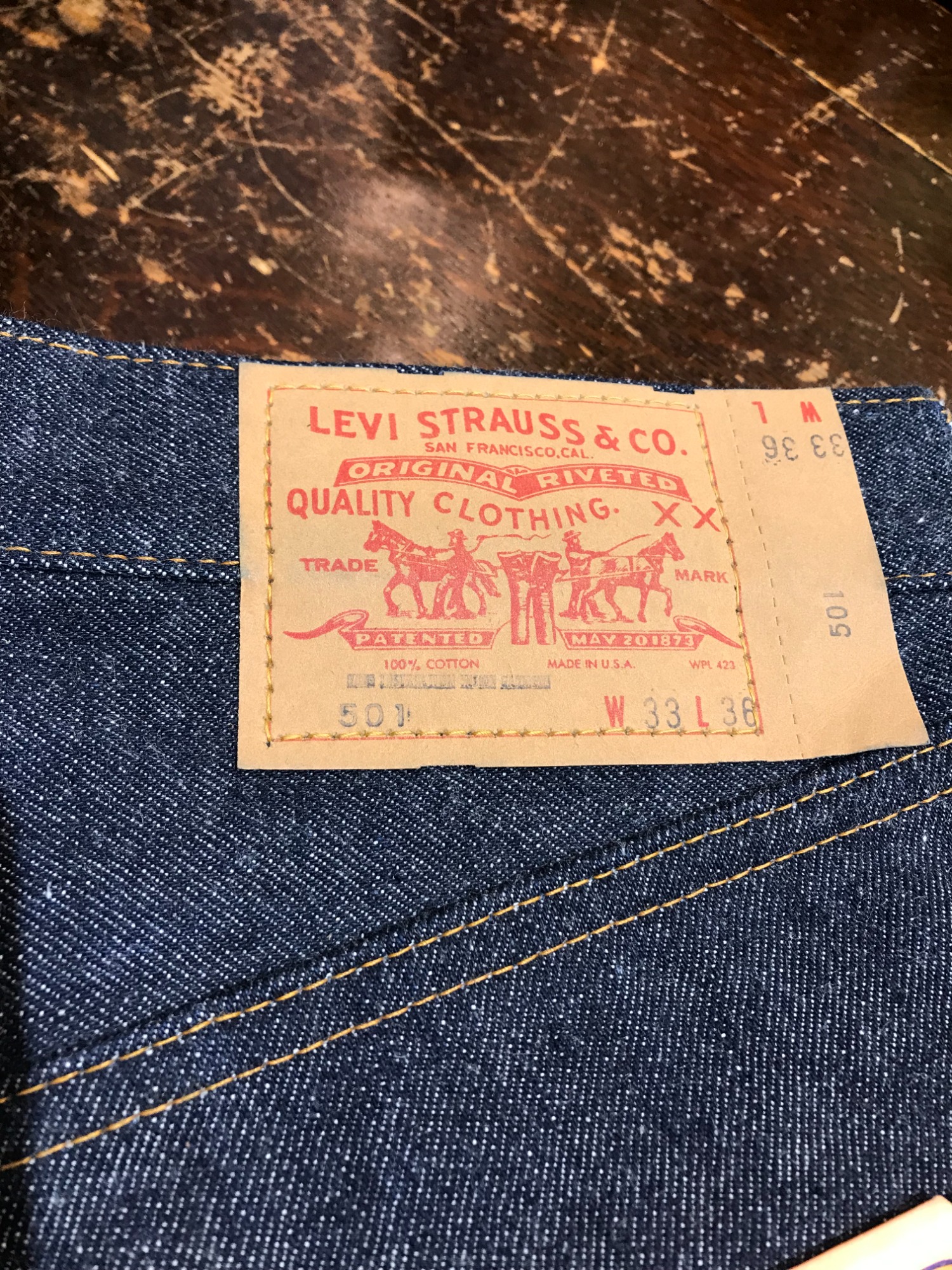 LEVIS/リーバイス】よりデッドストック66前期ヴィンテージデニムパンツ