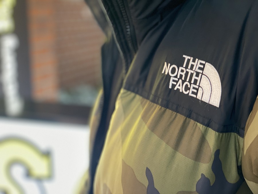 The North Face ザ ノースフェイスからダウンジャケットカモ柄ヌプシ入荷です 10 04発行