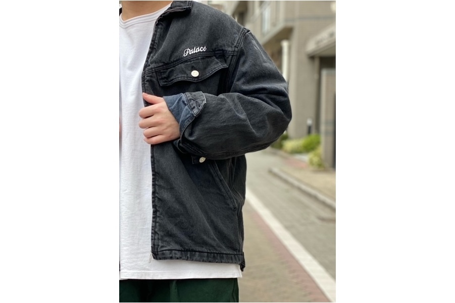 ストリートブランド【PALACE/パレス】DENIM ZIP FUNNEL JACKET/デニム