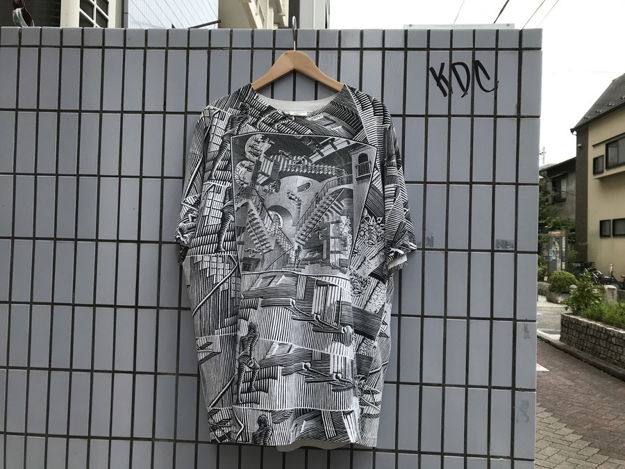 mc escher/エムシーエッシャー】騙し絵デザインTシャツをお買取り入荷