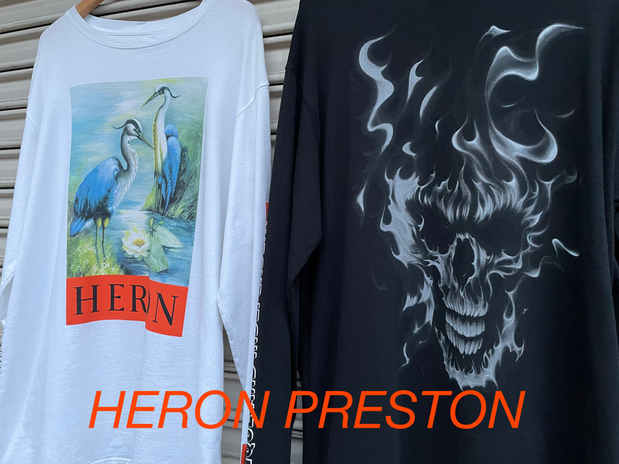 【HERON PRESTON/ヘロン プレストン】よりロンTが2着入荷です