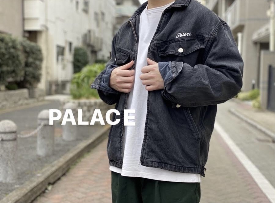 ストリートブランド【PALACE/パレス】DENIM ZIP FUNNEL JACKET/デニム