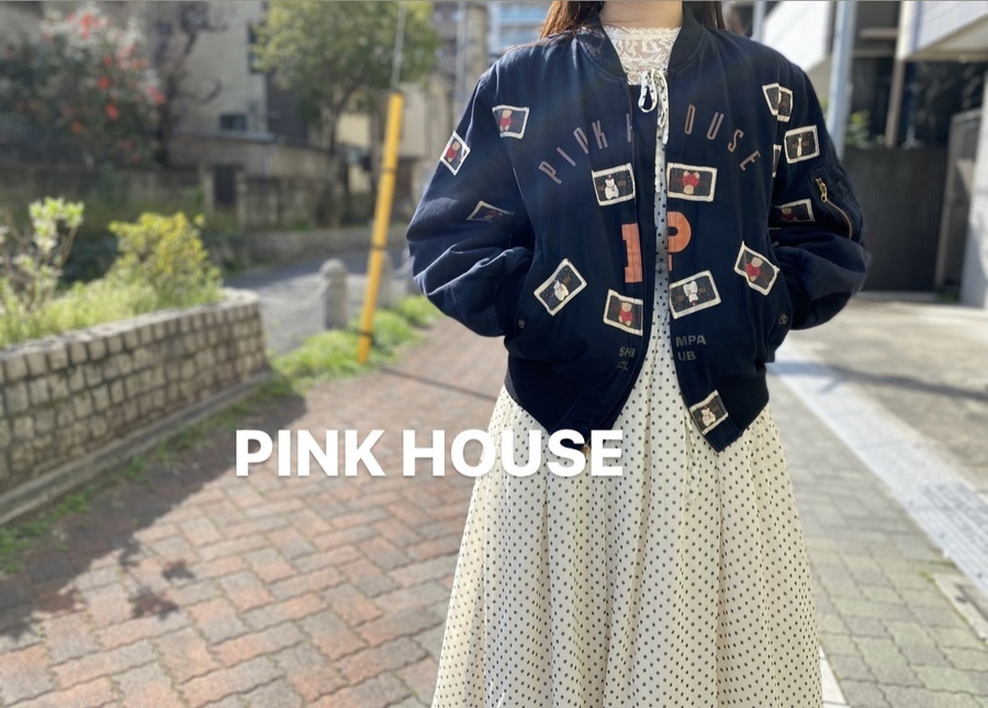 ヴィンテージアイテム【PINK HOUSE / ピンク ハウス 】ヴィンテージブルゾンをお買取り入荷しました。[2021.03.19発行]｜トレファクスタイル高円寺2号店｜洋服・古着の買取と販売の専門店｜トレジャーファクトリー（トレファク）のファッションリユース