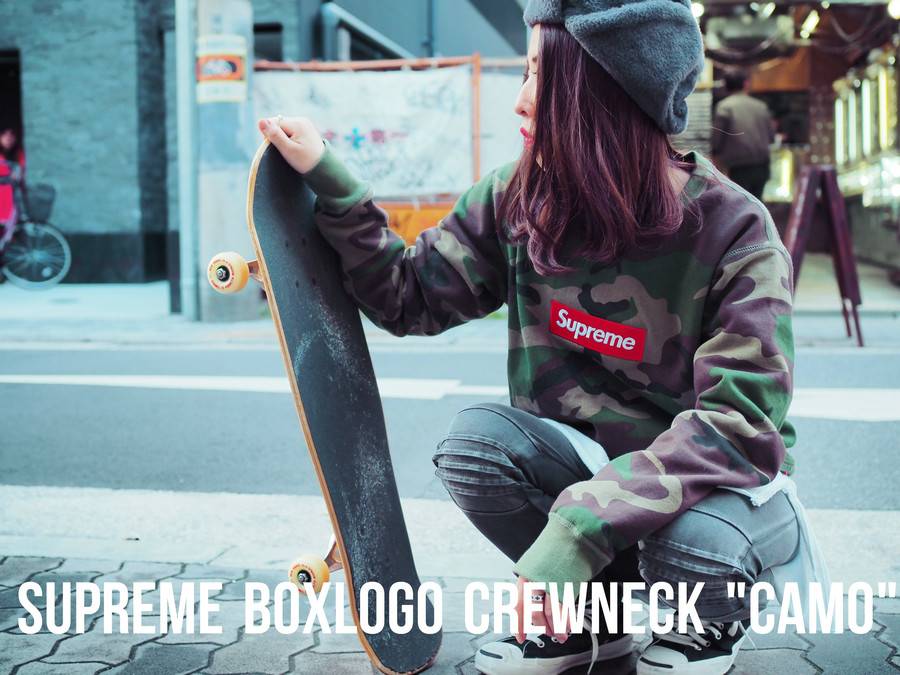 またまた入荷！Supreme（シュプリーム）の15FW ボックスロゴクルー