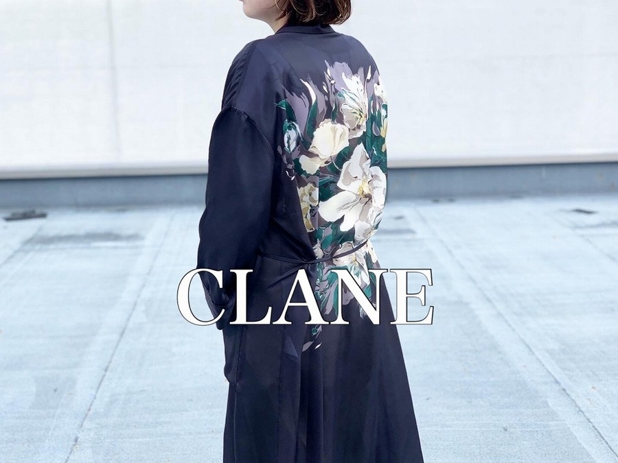 CLANE/クラネ】PAINTED FLOWER LONG JACKET/ペインティングフラワー