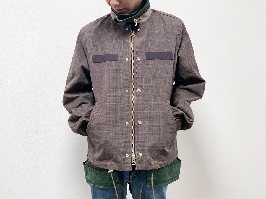 SACAI/サカイ】20SS・GLENCHECK JACKET買取入荷！！[2020.10.22発行