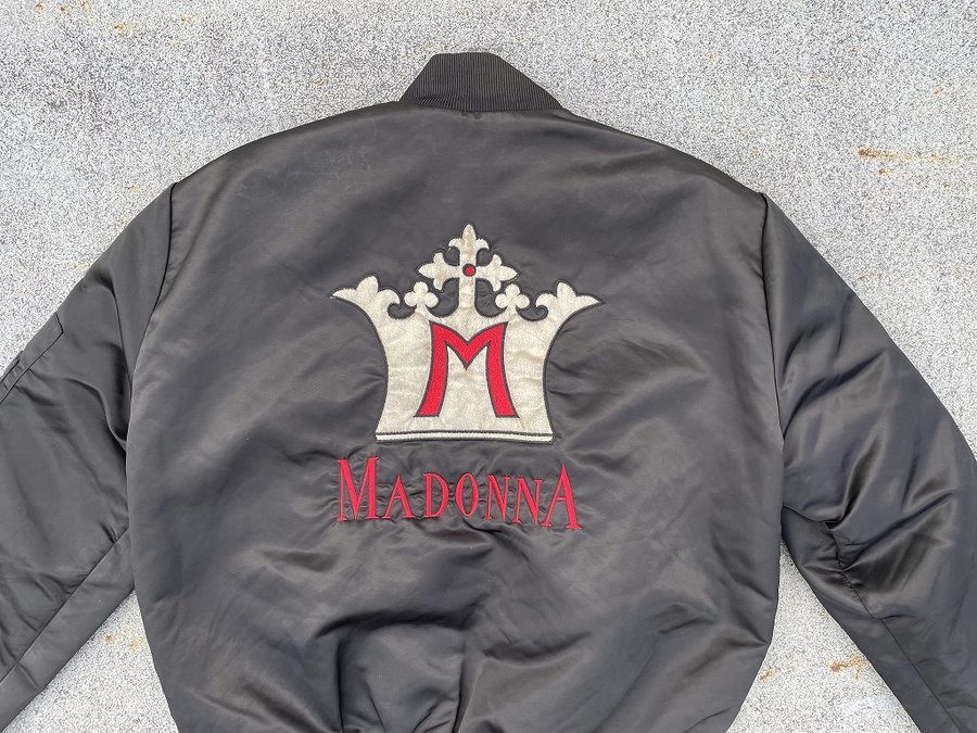 世界的希少品】MADONNA/マドンナ 90'sツアーMA-1ジャケット・blond