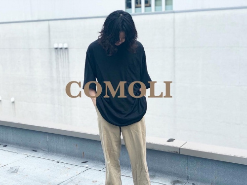 オブジェの通販 COMOLI ウール天竺長袖Tシャツ aoi-houkan.jp