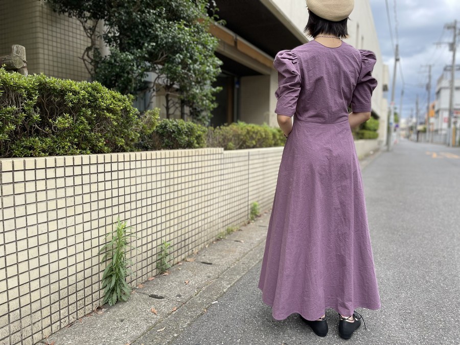 イエナ サッカーフレアワンピース 白澤貴子さん コラボ - ロング