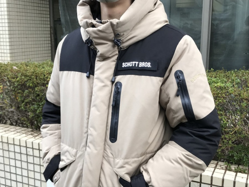 人気ブランド【Schott/ショット】より2TONE SNORKEL DOWN PARKAを買取