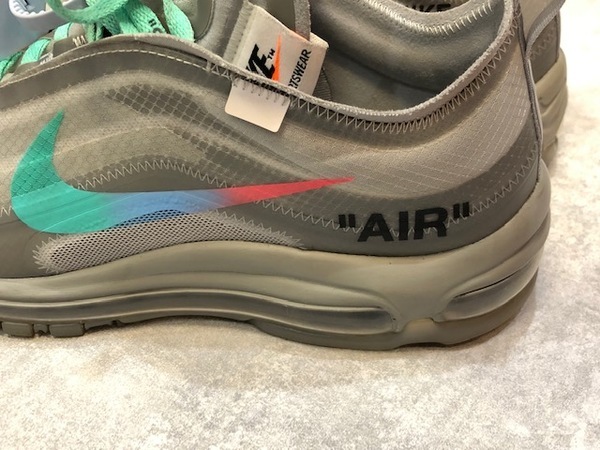 NIKE Off White THE 10 AIR MAX 97 OFF WHITE WOLF GREY MENTA 2020.07.15