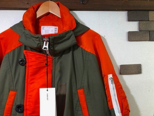 「sacai/サカイ」より19AWハイブリッドミリタリーブルゾンが入荷