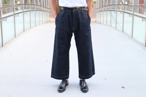 STUDIO NICHOLSON/スタジオニコルソン】よりセルヴィッチワイドデニムパンツ(PYAD SELVEDGE DENIM  PANTS)が買取入荷。[2020.09.23発行]｜トレファクスタイル橋本店｜洋服・古着の買取と販売の専門店｜トレジャーファクトリー（トレファク）のファッションリユース