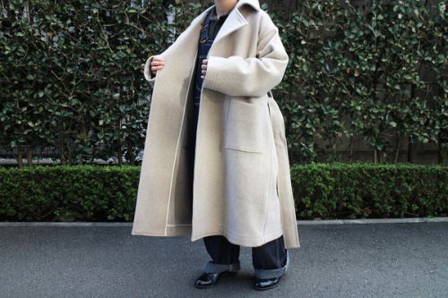 ATHA/アタ】よりダブルメルトンマキシコート(Double Melton Maxi Coat A-2001-T -07)が買取入荷。[2021.10.16発行]｜トレファクスタイル橋本店｜洋服・古着の買取と販売の専門店｜トレジャーファクトリー（トレファク）のファッションリユース