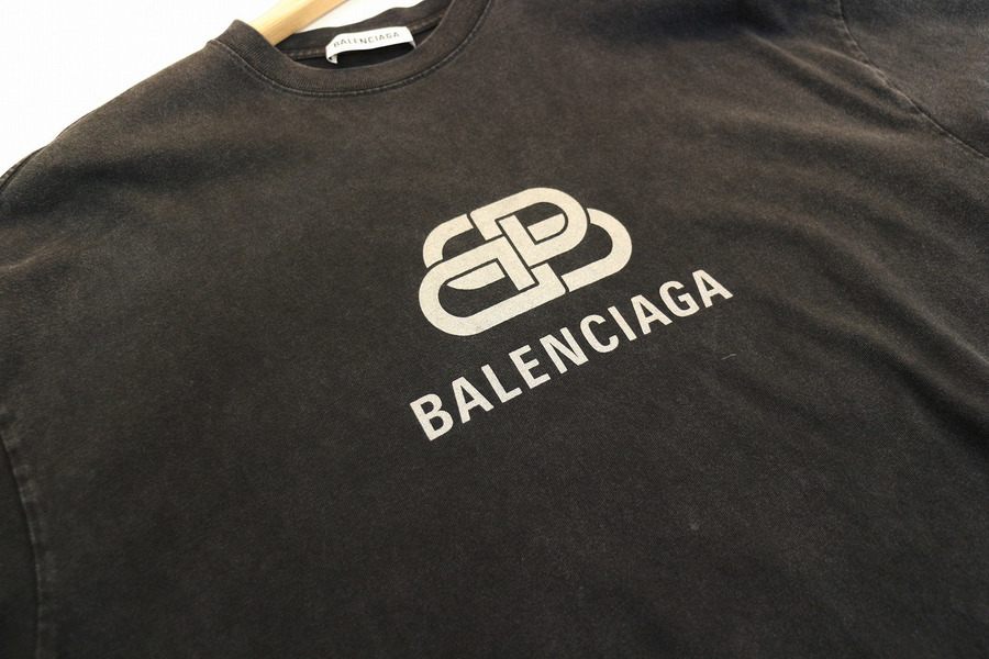 美品 BALENCIAGA 2020 バレンシアガ オーバーサイズ バック ロゴ T