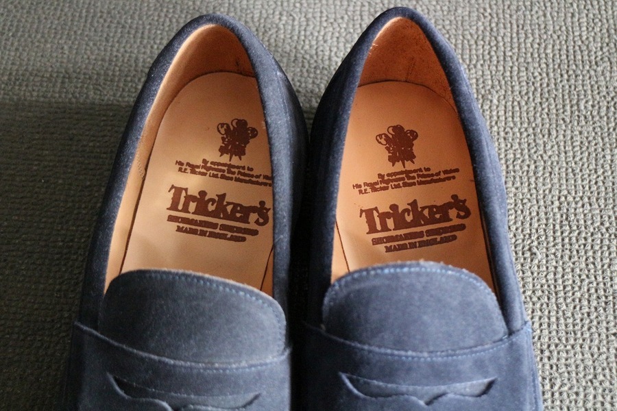 Tricker's /トリッカーズ 】からスエードコインローファーが入荷しま