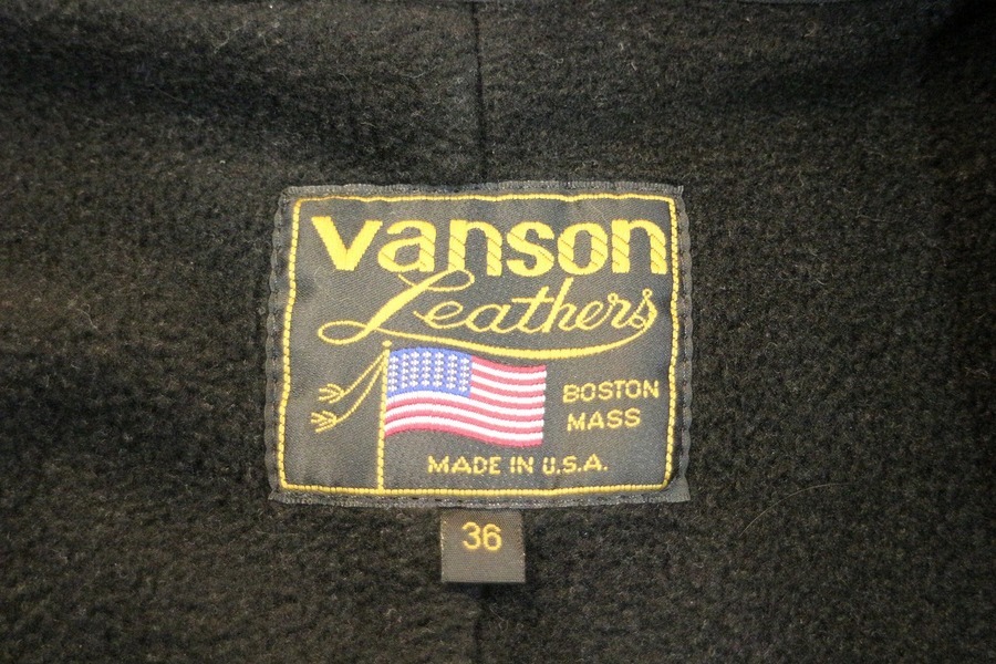 VANSON/バンソン】からMODEL B/シングルレザージャケットが入荷しま