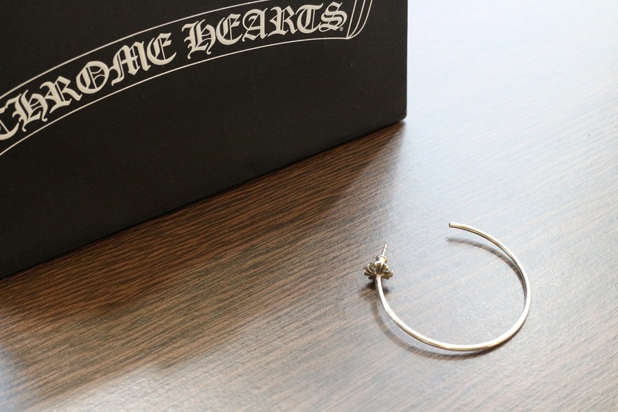 CHROME HEARTS HOOP STAR フープ ピアス 2個セット+select-technology.net